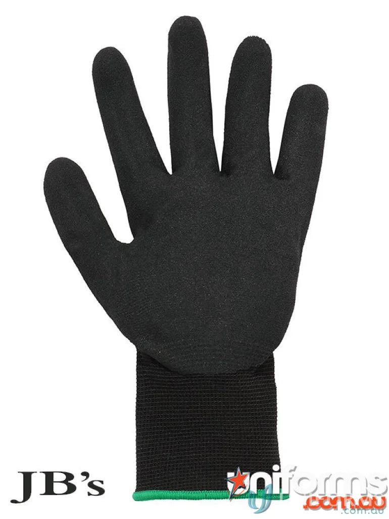 JBs 8R001 12pk. Black Nitrile Glove in Black