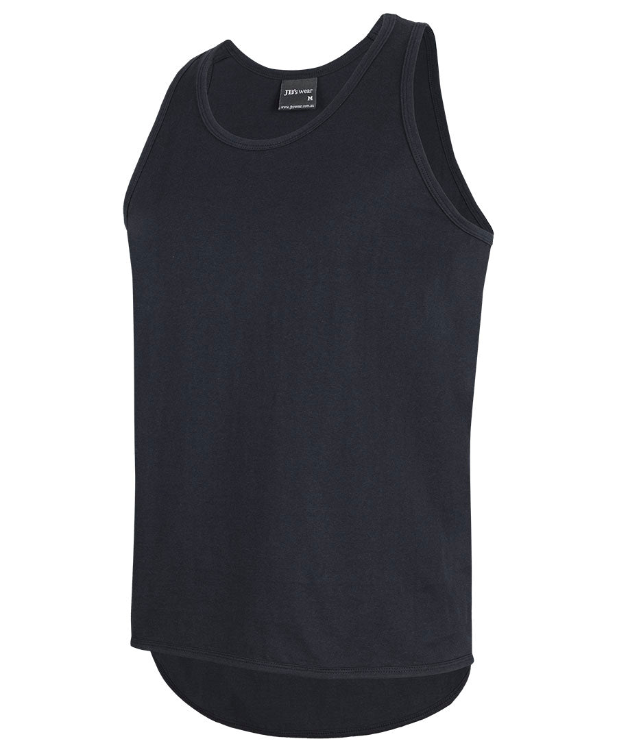 Drop Tail Cotton Singlet
