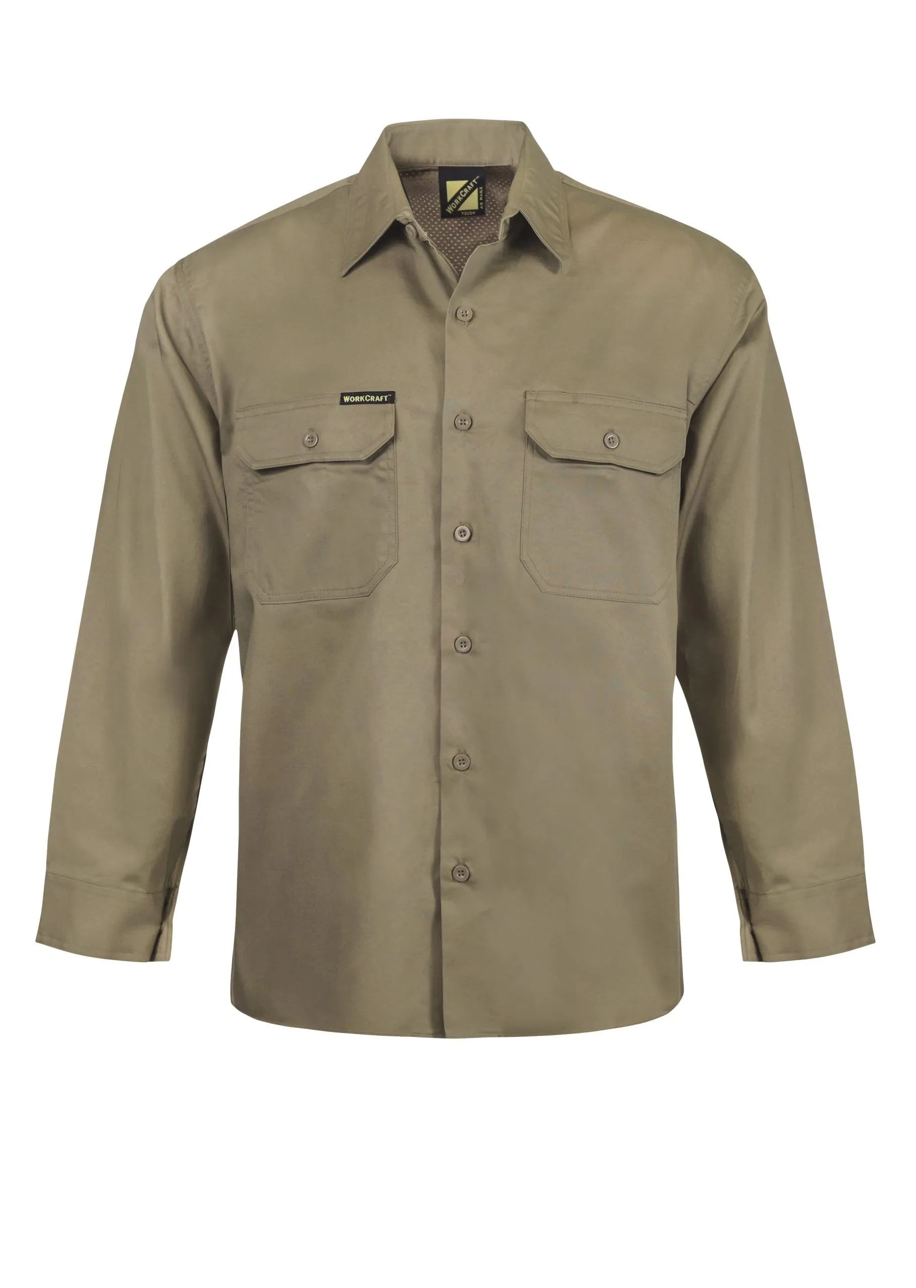 Lightweight Vented Cotton Drill LS Shirt