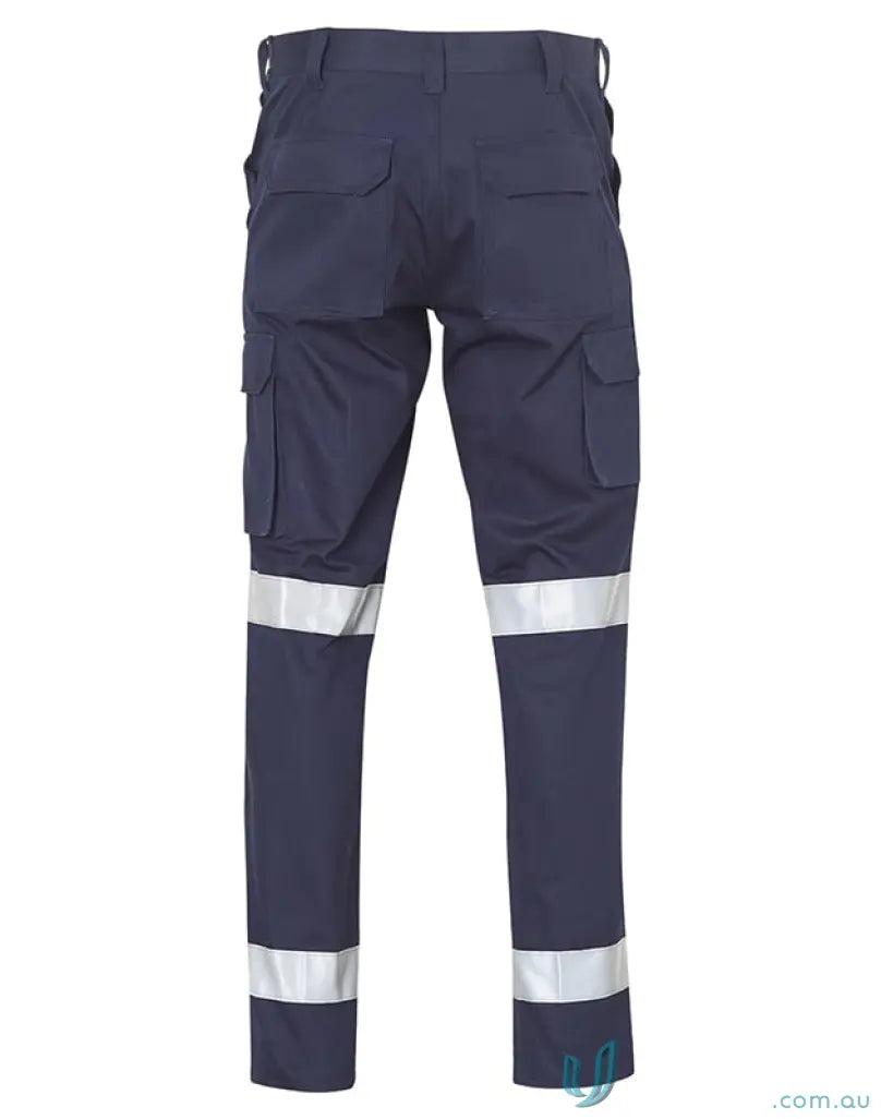 Winning Spirit WP13HV-ES 3M Taped Drill LONG Pants in Navy