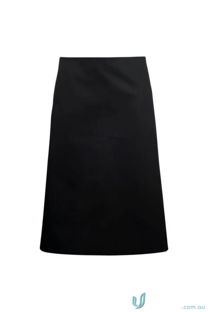 WorkCraft CA009 3QTR Length Apron in Black front product image