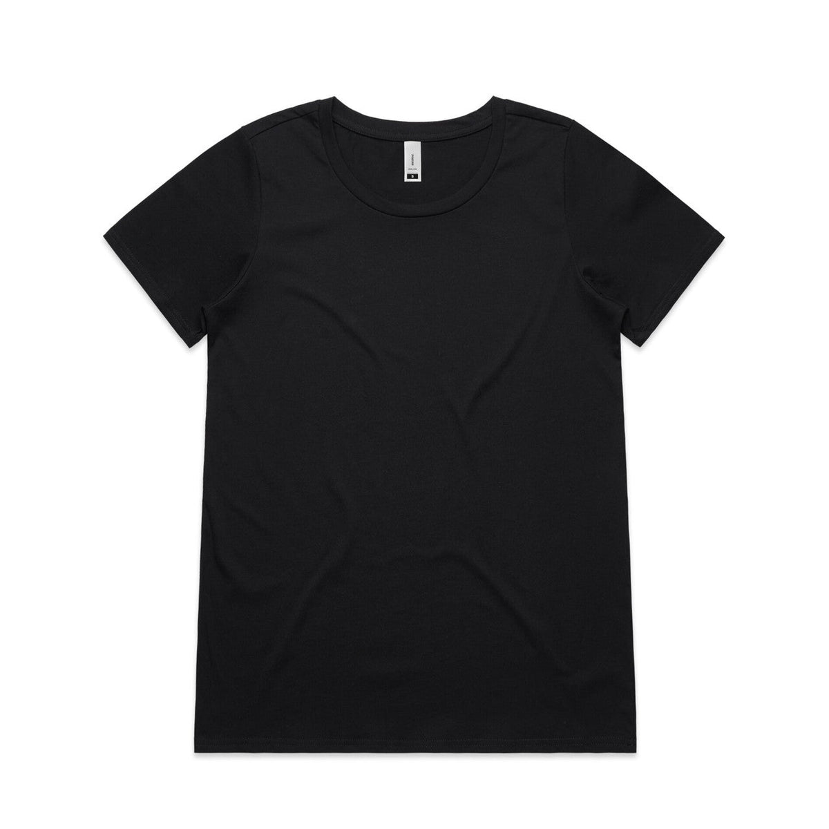 Wo's Shallow Scoop Tee 4011 - Black