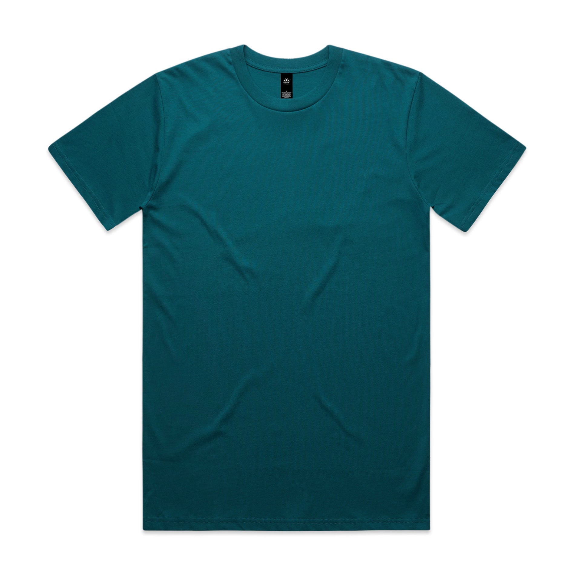 Planett staple tee solid teal short-sleeved cotton t-shirt perfect for uniforms and workwear essentials