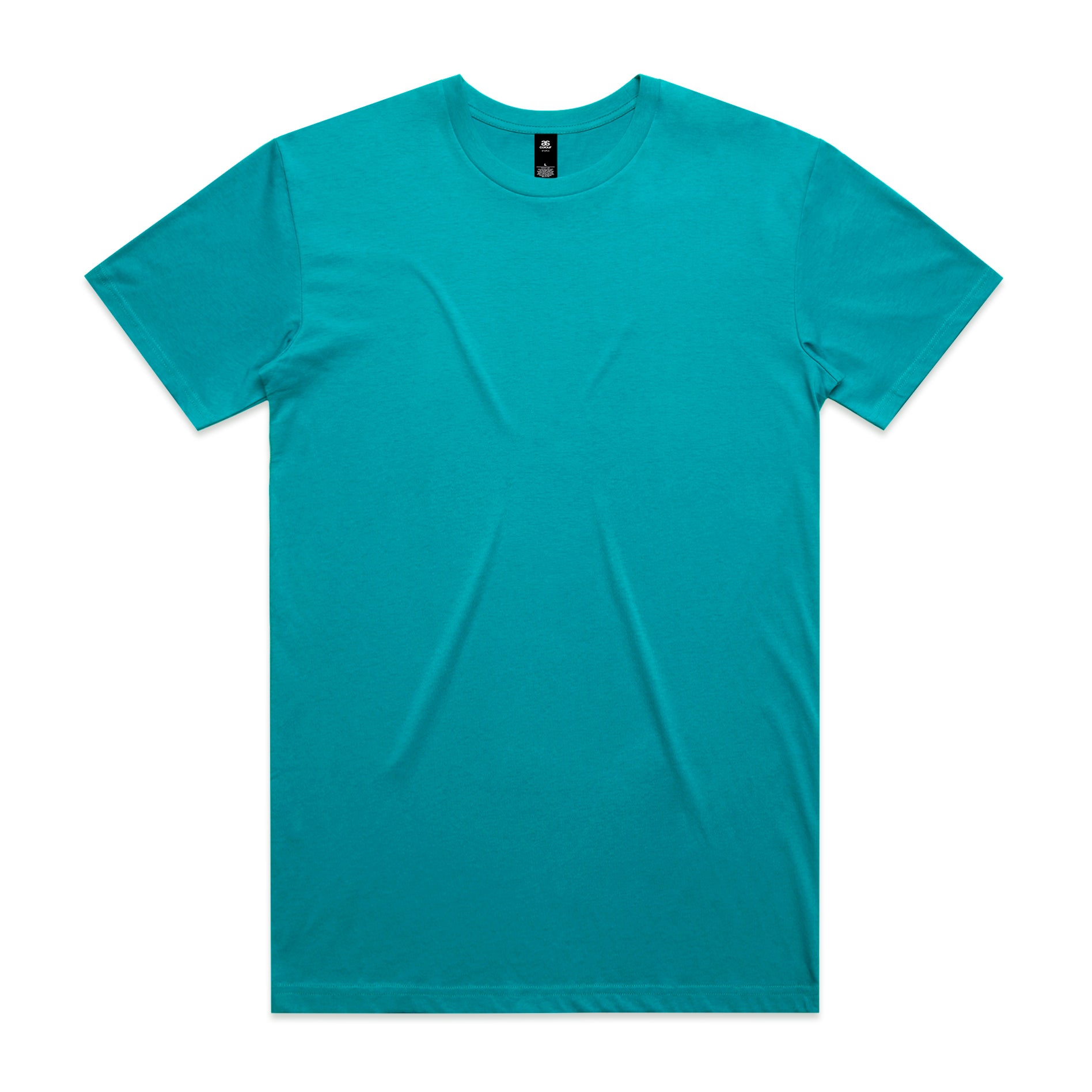 Planett staple tee solid teal short-sleeve cotton t-shirt perfect for workwear and uniforms