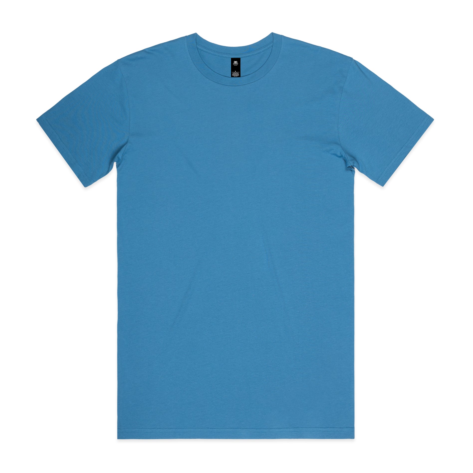 Planett staple tee solid blue short-sleeved cotton t-shirt perfect for comfortable work uniforms and casual workwear