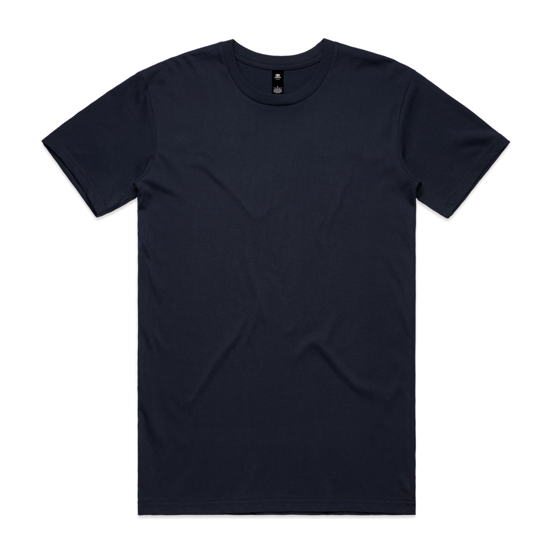 Planett staple tee plain black short-sleeved cotton t-shirt ideal for comfortable workwear and casual uniforms