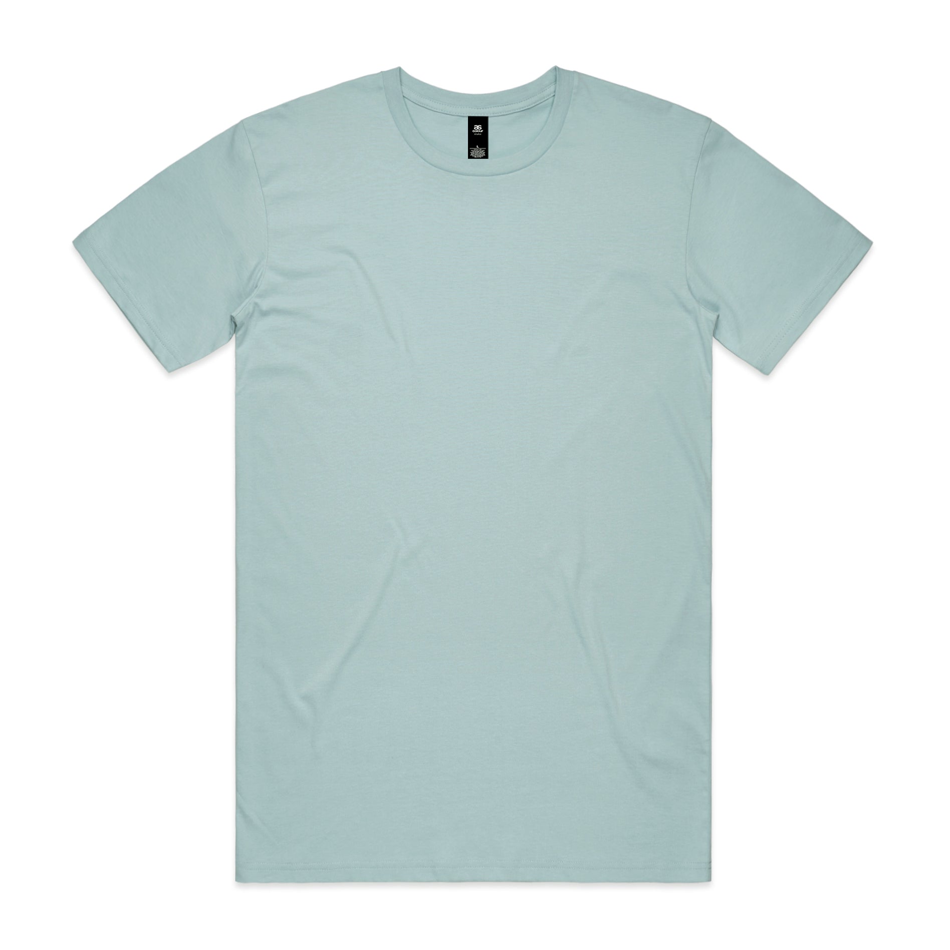 Mint green planett staple tee with smooth fabric and subtle stitching perfect for comfortable work uniforms