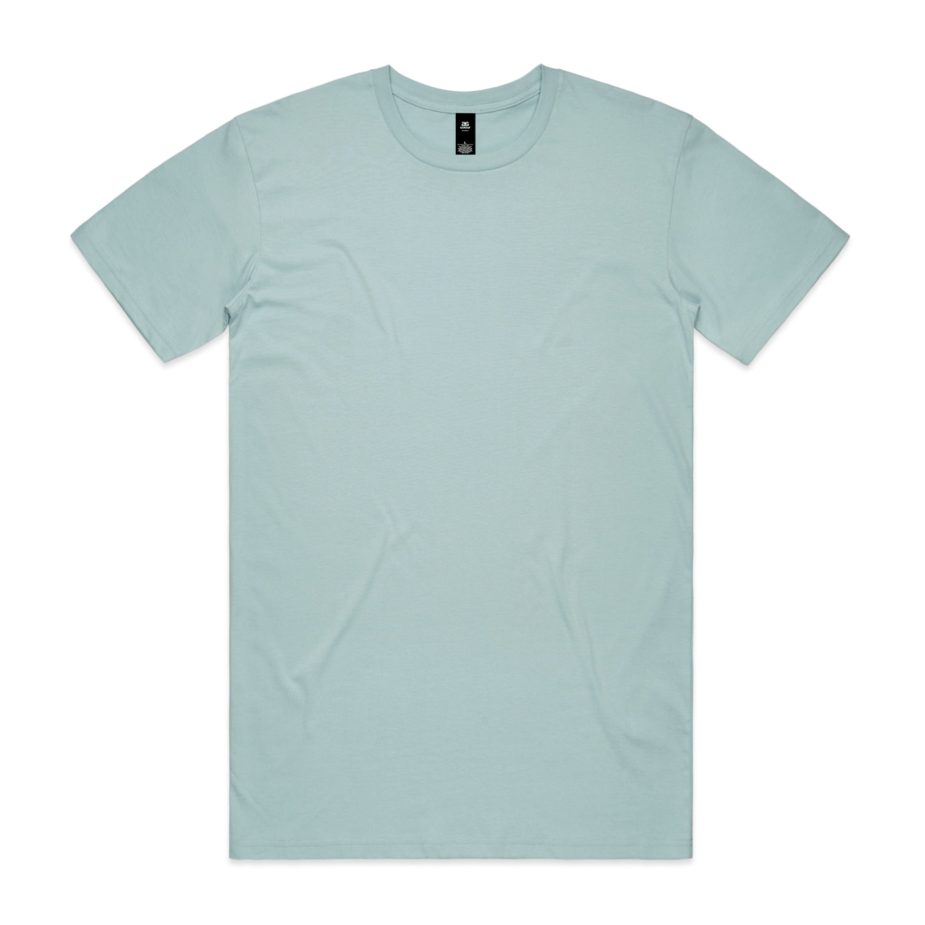 Classic heavyweight t-shirt in mint green cotton with crew neck ideal for work uniforms and casual workwear