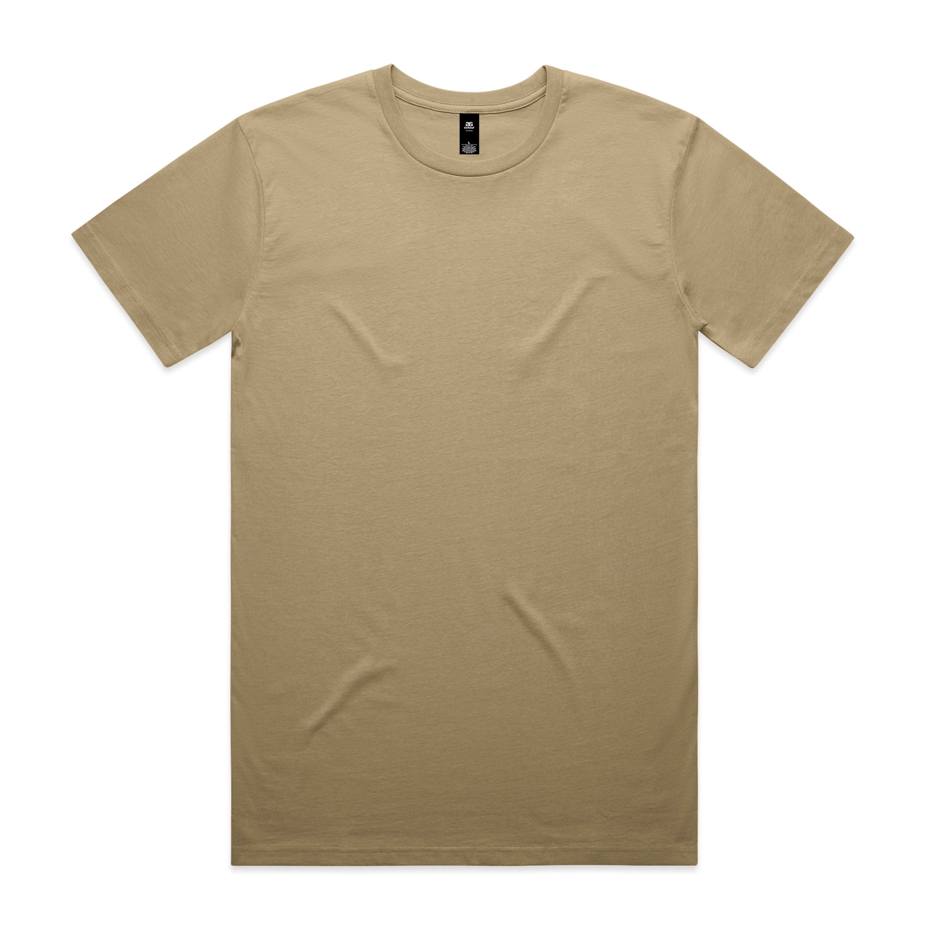 Beige planett staple tee short-sleeved cotton t-shirt perfect for comfortable work uniforms and casual workwear
