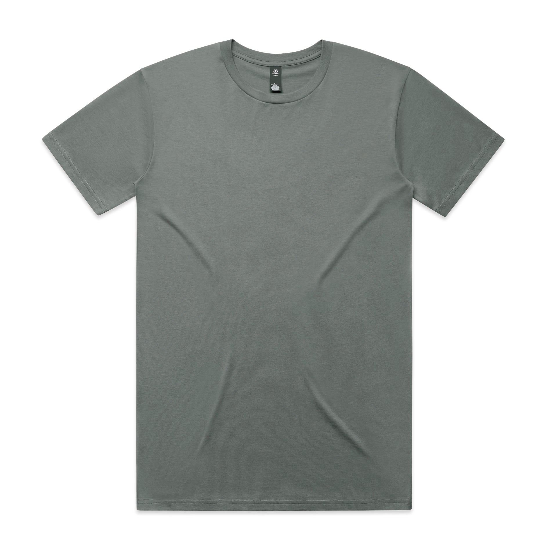 Planett staple tee plain gray cotton crew neck short sleeve t-shirt ideal for comfortable workwear and uniforms