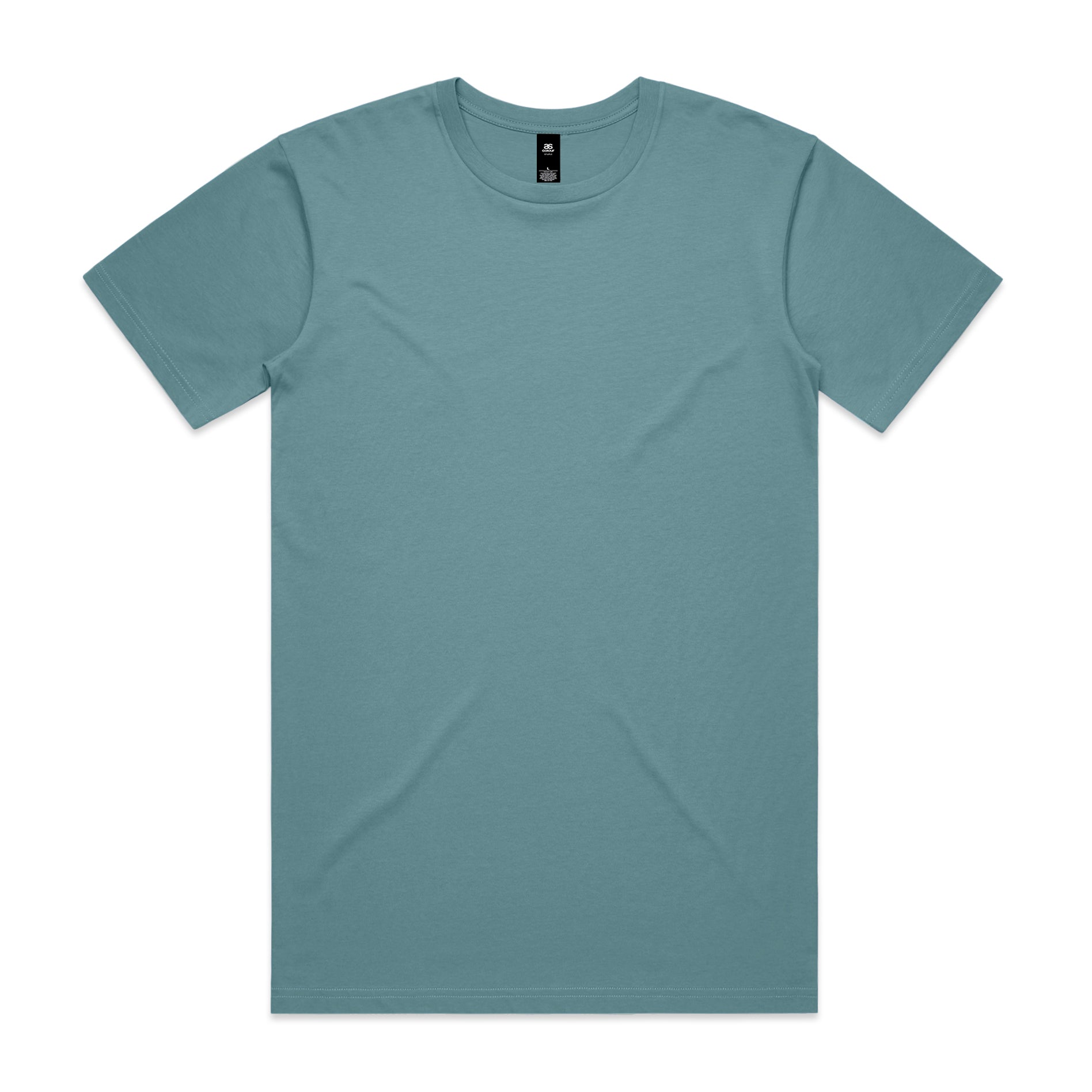Plain teal cotton planett staple tee with crew neck and short sleeves ideal for workwear and uniforms