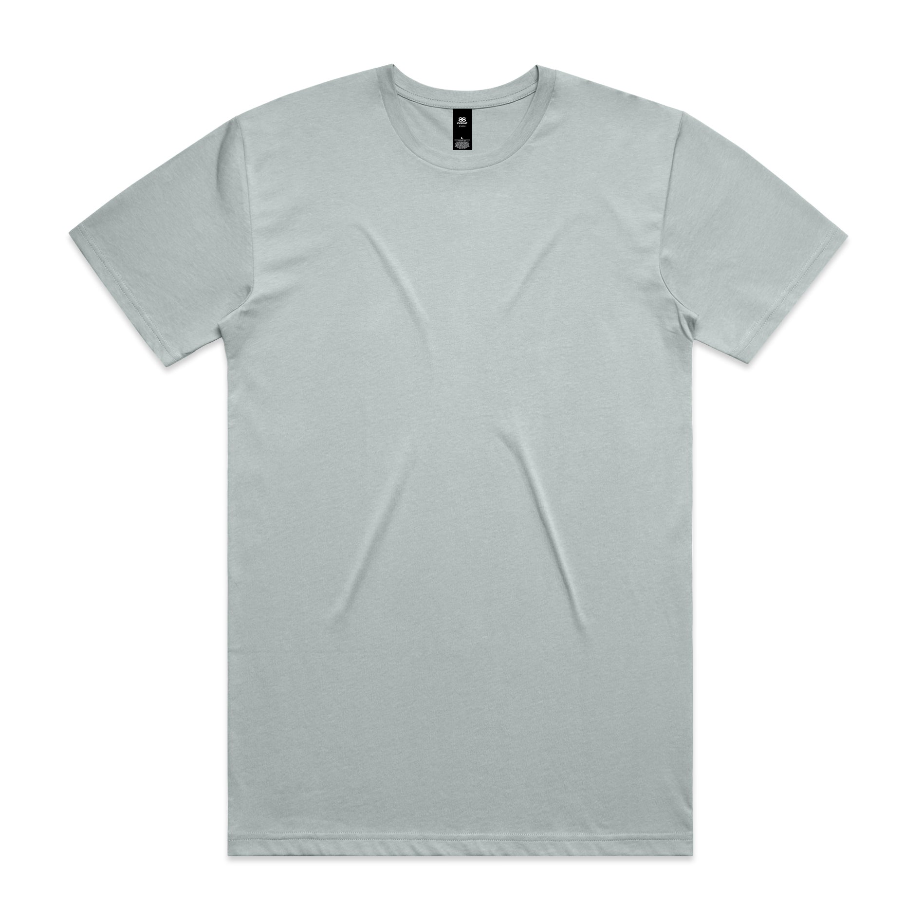 Minimalist light gray crew-neck planett staple tee with smooth fabric and subtle stitching ideal for workwear uniforms