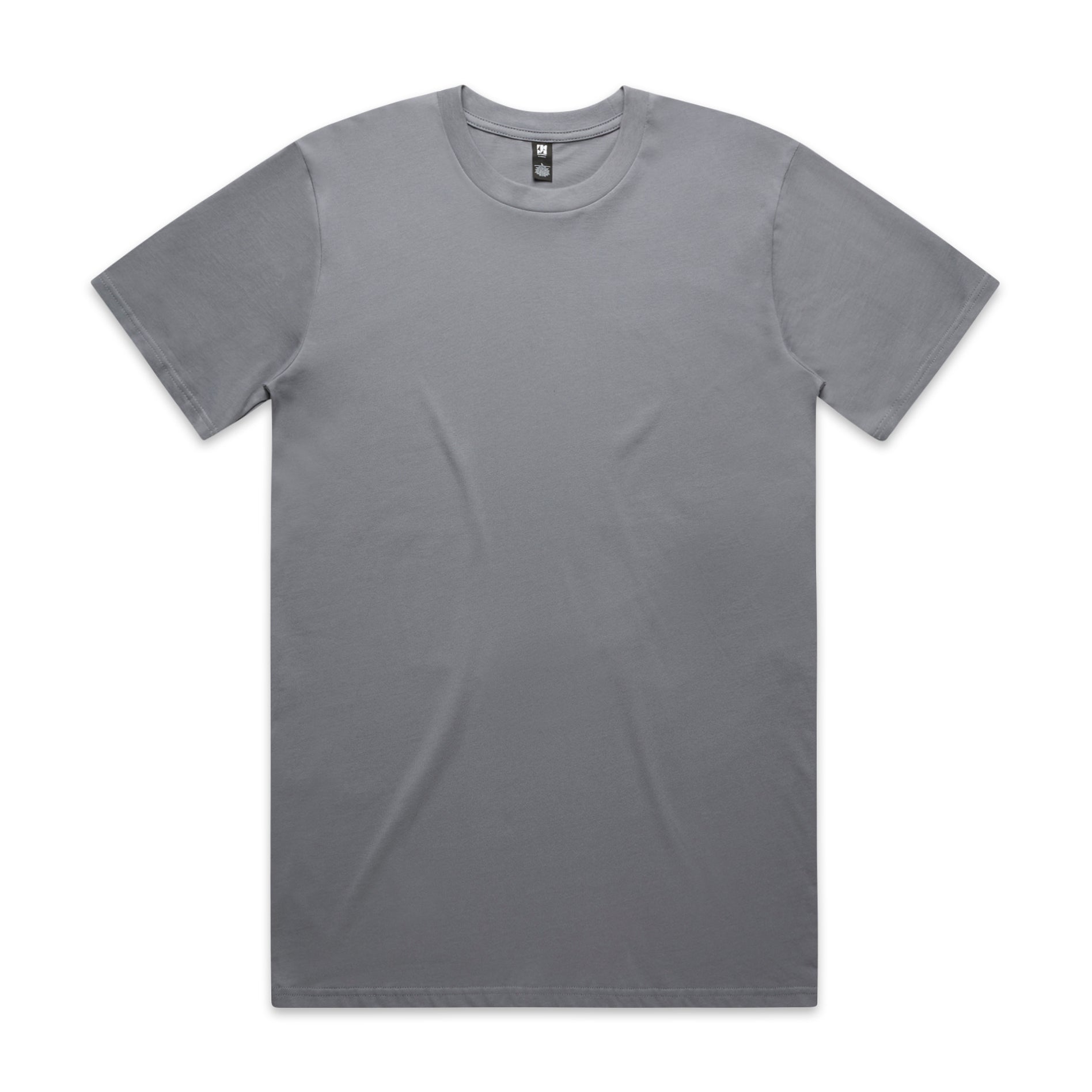 Classic heavyweight t-shirt in plain gray with crew neck and subtle texture ideal for uniforms and workwear