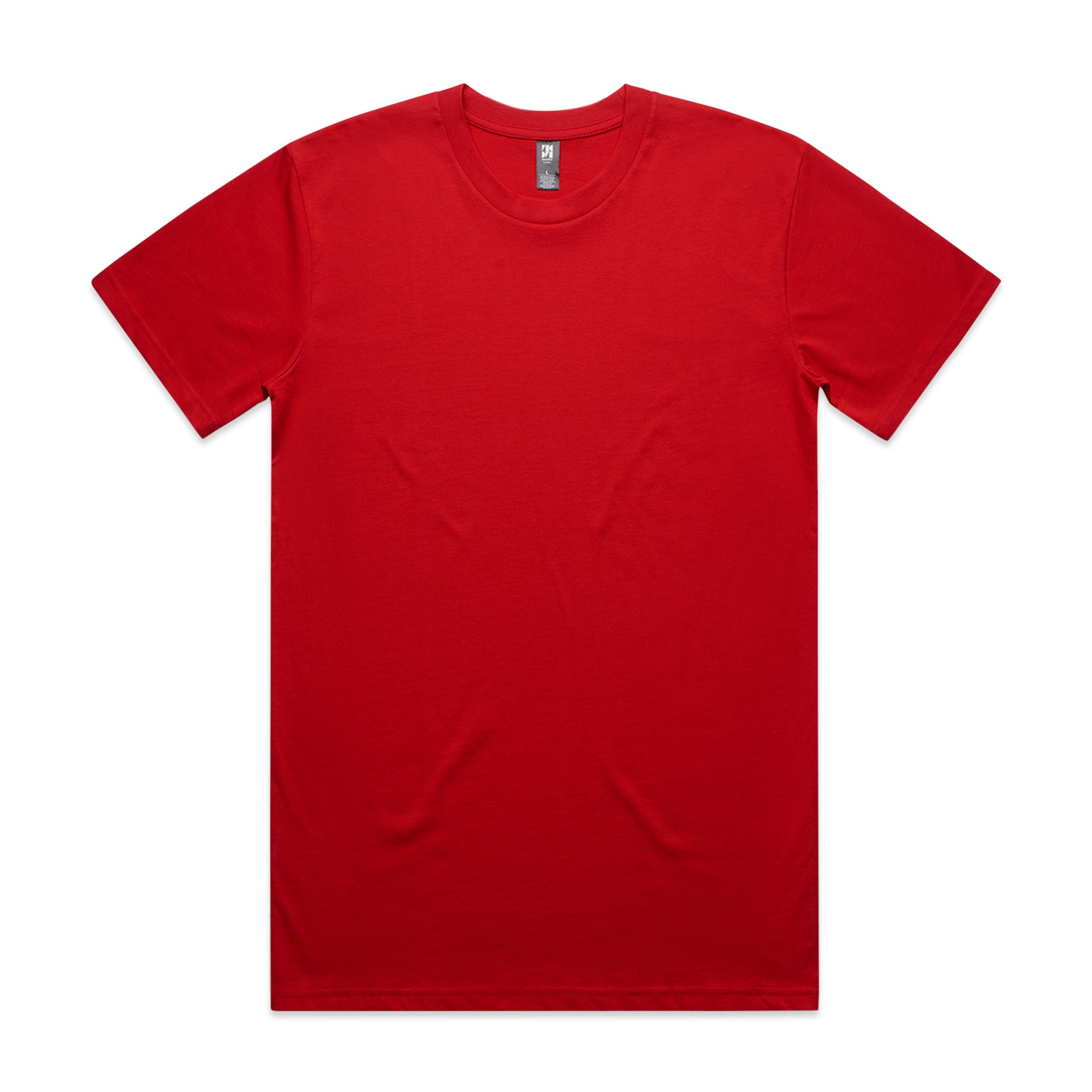 Classic heavyweight t-shirt in vibrant red smooth cotton perfect for durable workwear and comfortable work uniforms