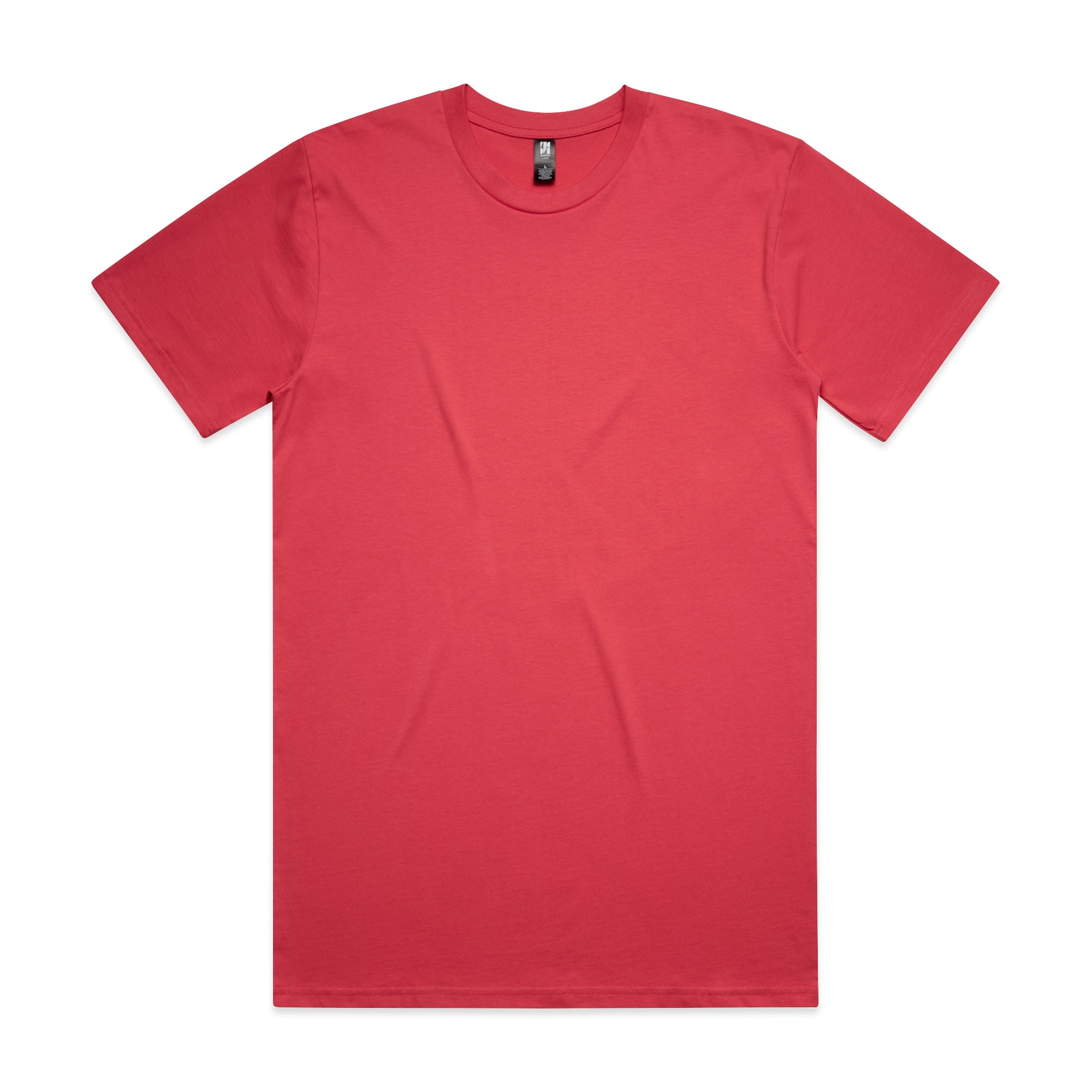 Classic heavyweight t-shirt red soft cotton short sleeve ideal for uniforms and durable workwear basics