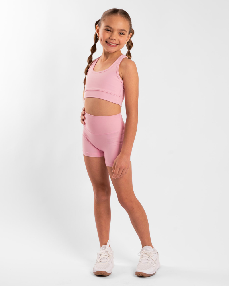 Kids Hi-Rise Short 2.0 - Baby Pink
