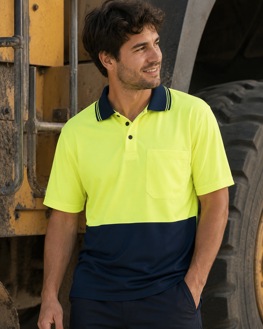 AIW HiVis Safety SS Polo
