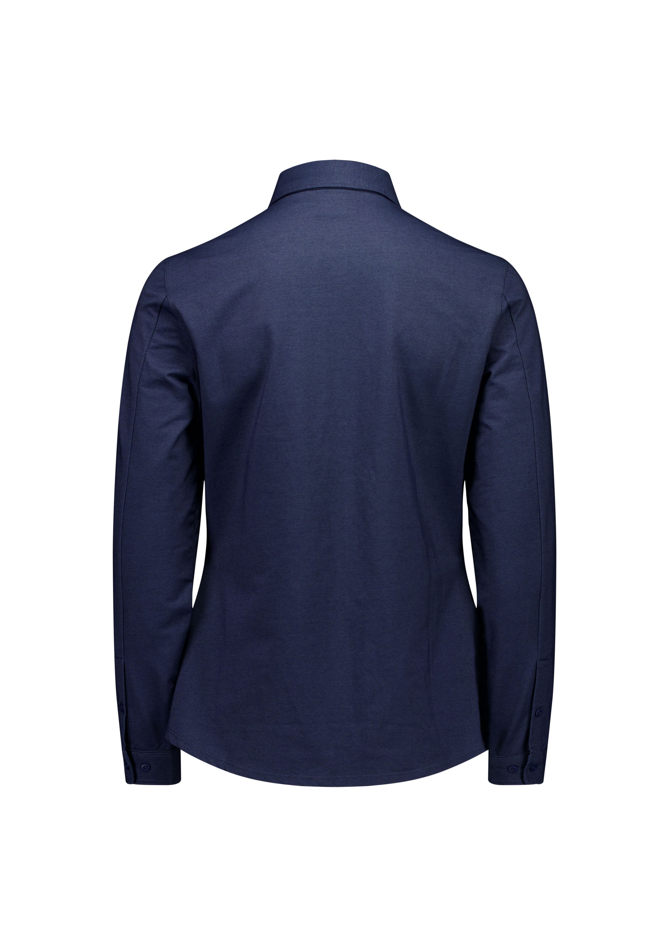 Biz Collection Womens Venture Long Sleeve Shirt BS2619LL in Denim Blue product view