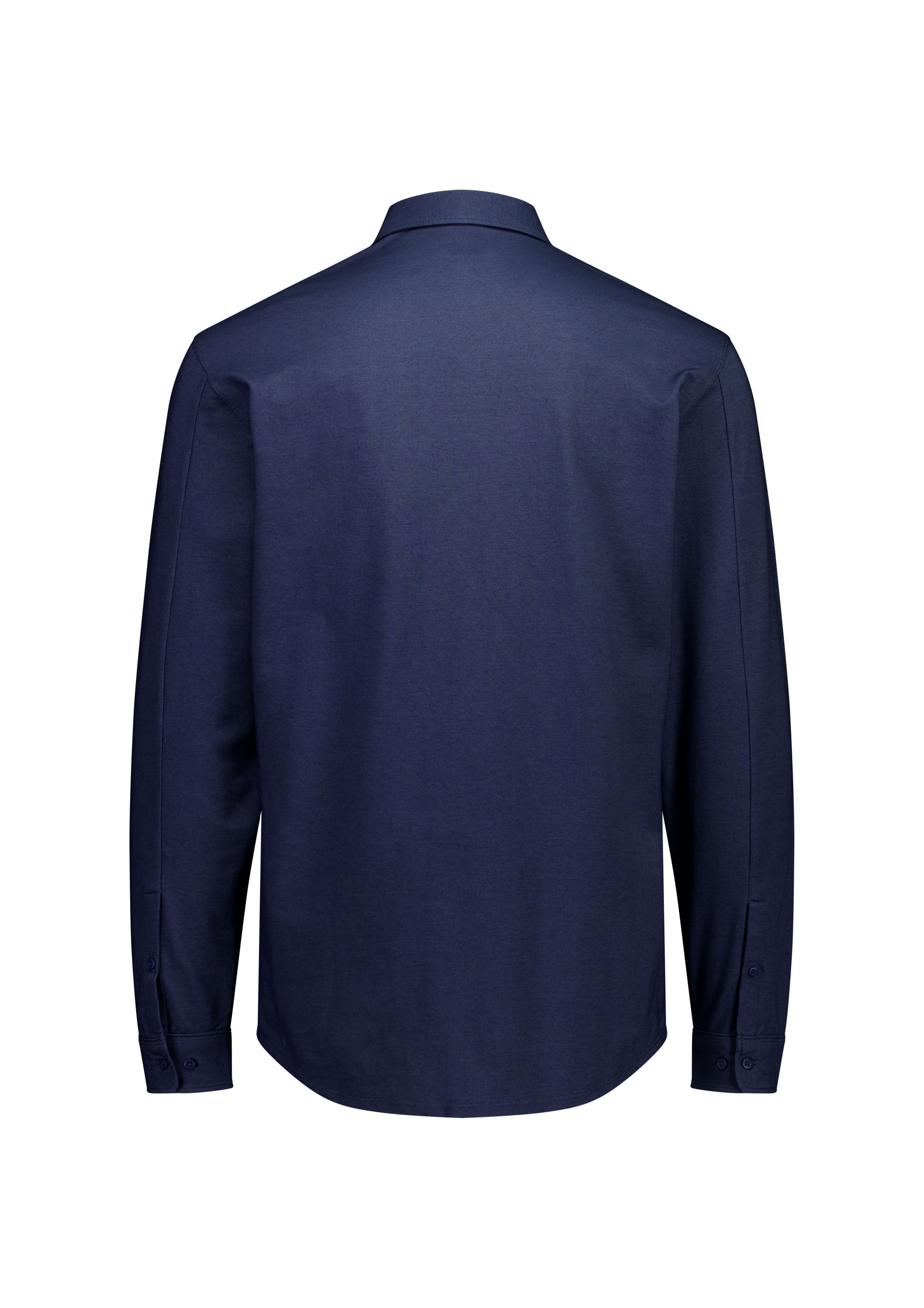 Biz Collection Mens Venture Long Sleeve Shirt BS2619ML in Denim Blue product view