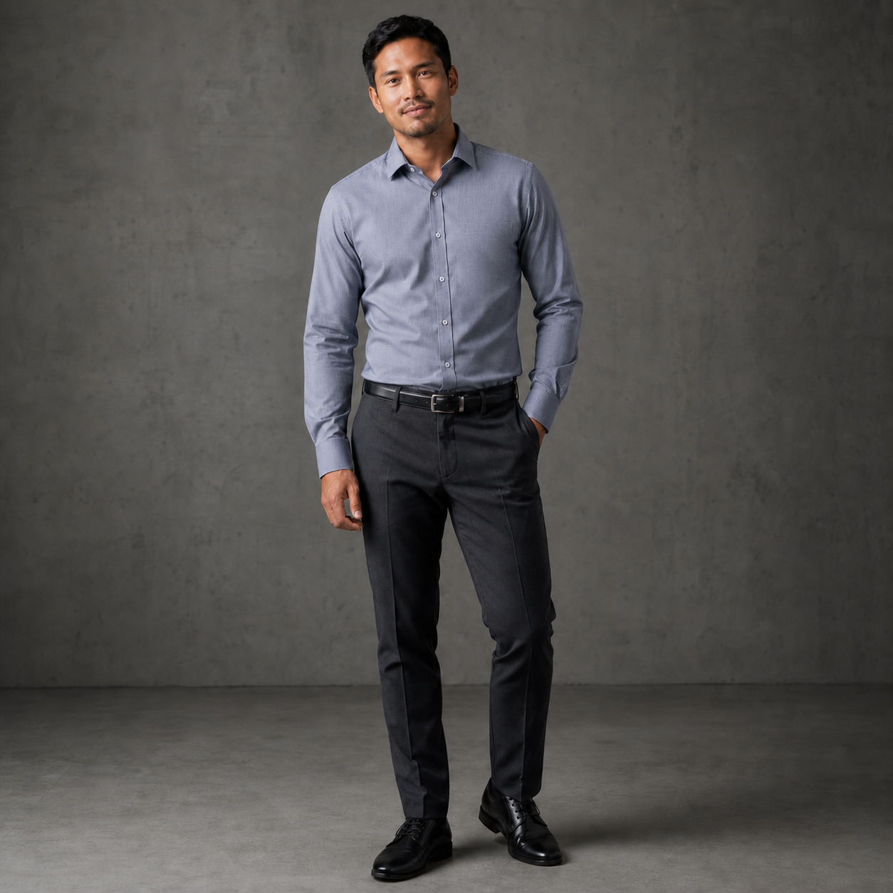 S339ML Beaumaris Men’s Tailored Long Sleeve Shirt in White and Navy grid check for corporate teams