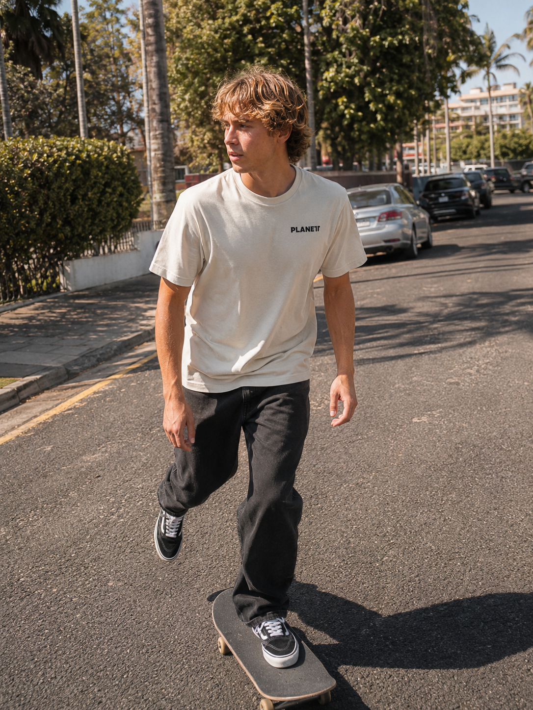 Bitumen Oversize Tee