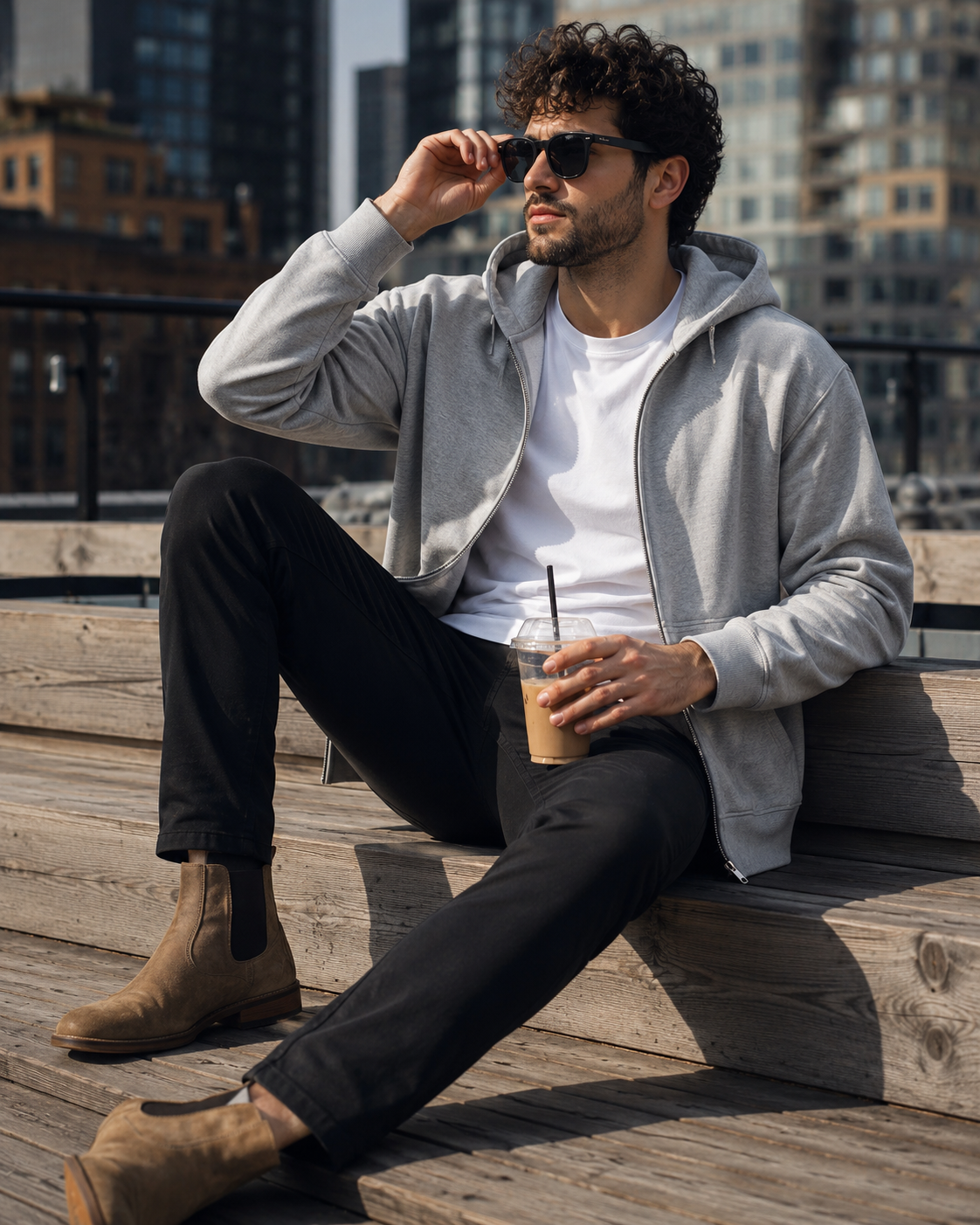 Heavyweight Premium Everyday Zip Hoodie