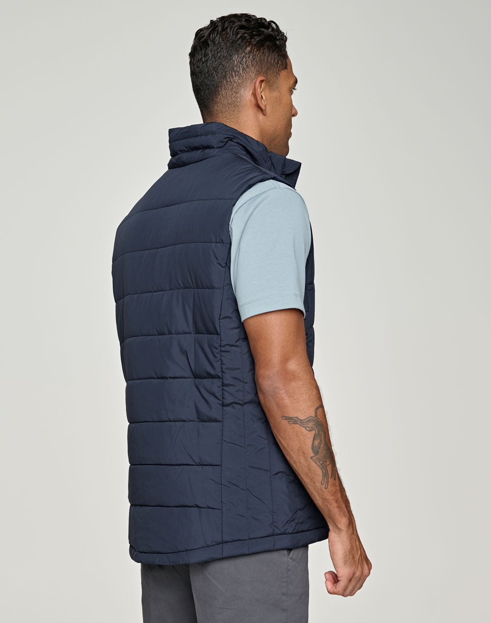 3D Cut Sustainable Insulated Puffer Vest
