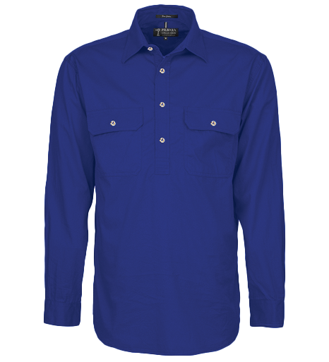 Pilbara Closed Front LS Shirt
