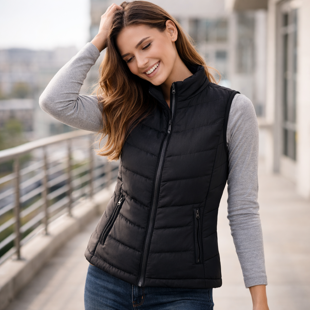 eco-friendly vest 3160 Ladies Outlander Eco Vest front product image
