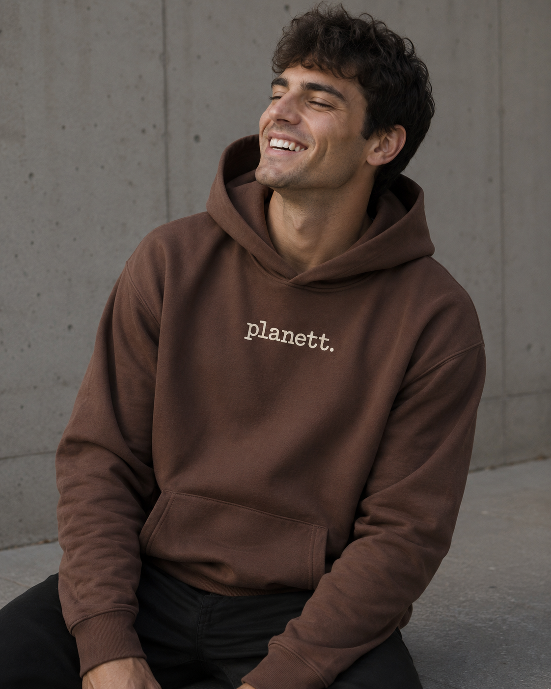 Walnut Oversized Adult Hoodie