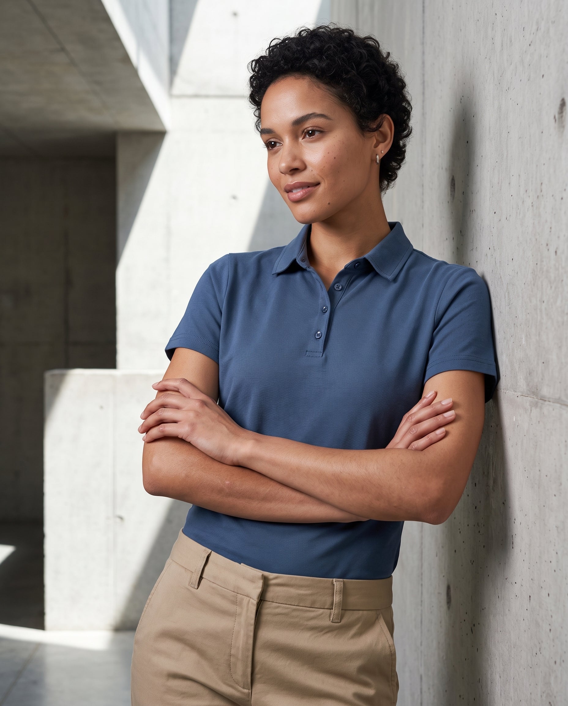 Womens Cotton Tathra Polo