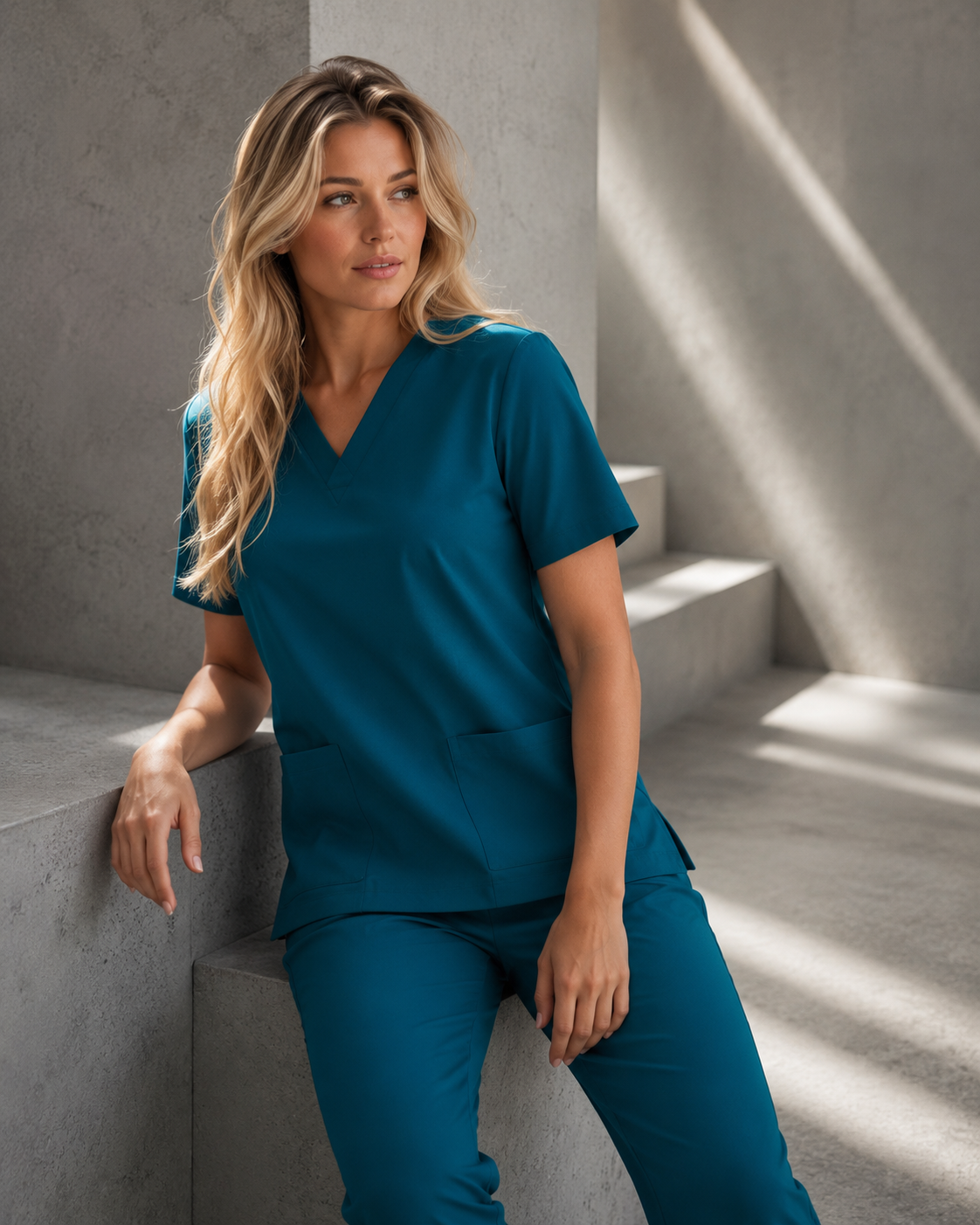 inaura: Womens Pulse V-Neck Scrub Top