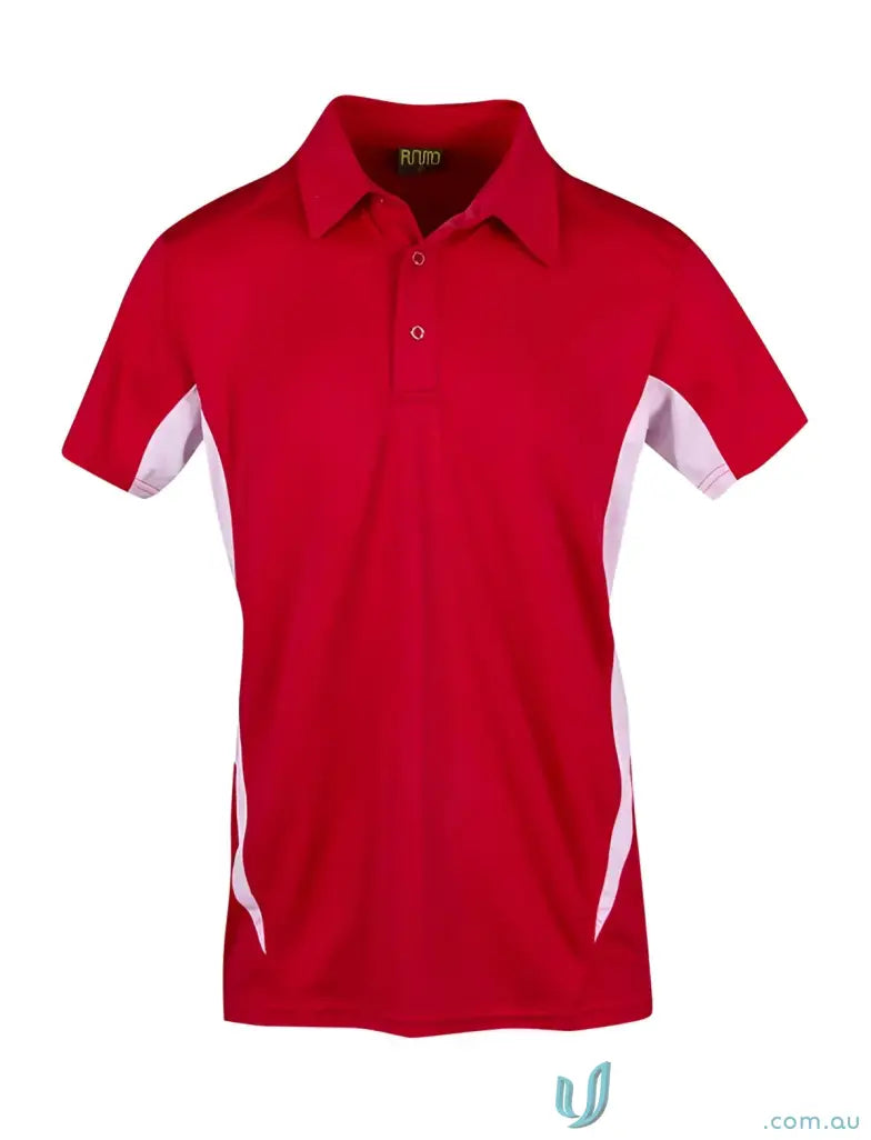 P446HB-1 P446HB Accelerator Polo -Larger Sizes in Red