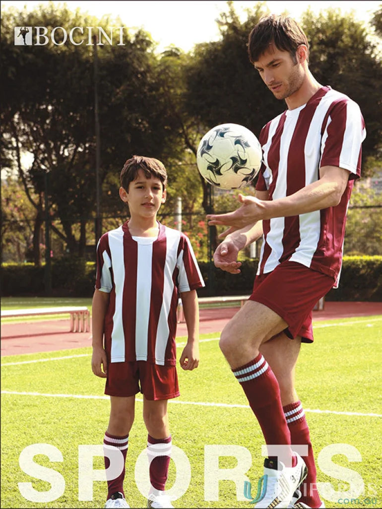 Bocini CT1102 Adult Striped Soccer Jersey front product image