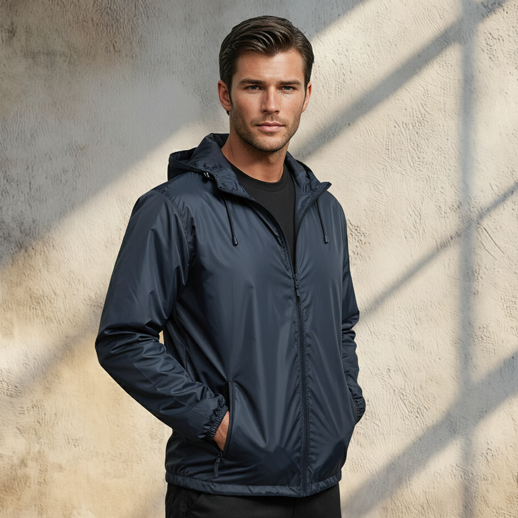3RFJK 3RFJK-1 Adults Rain Forest Jacket in Navy front product image