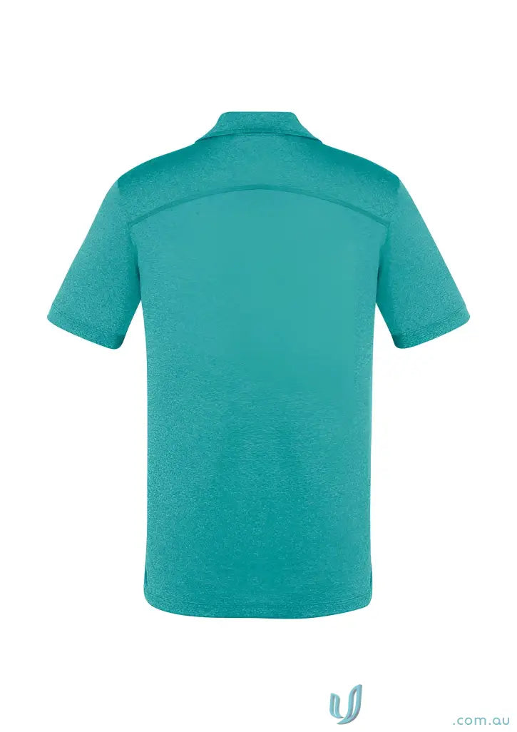 Teal short-sleeved polo shirt from Aero Polo collection for men