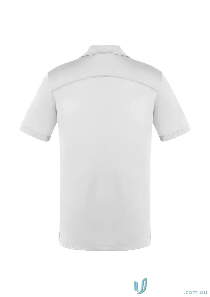 White short-sleeved Aero Polo shirt from Biz Collection Aero collection polo line