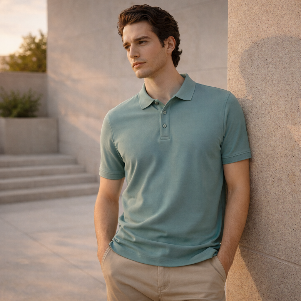 Biz Collection P105MS Ainslie Polo in Teal front product image