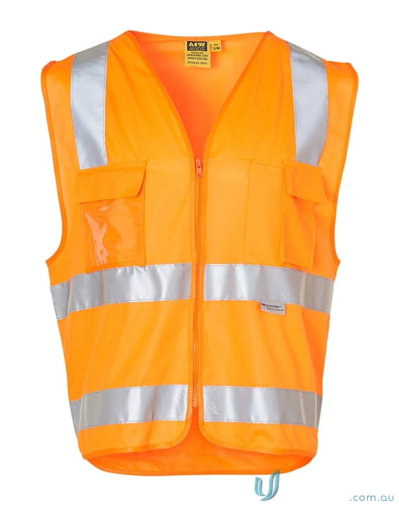 Winning Spirit SW42 AIW HiVis 3M Taped Vest With ID Pocket