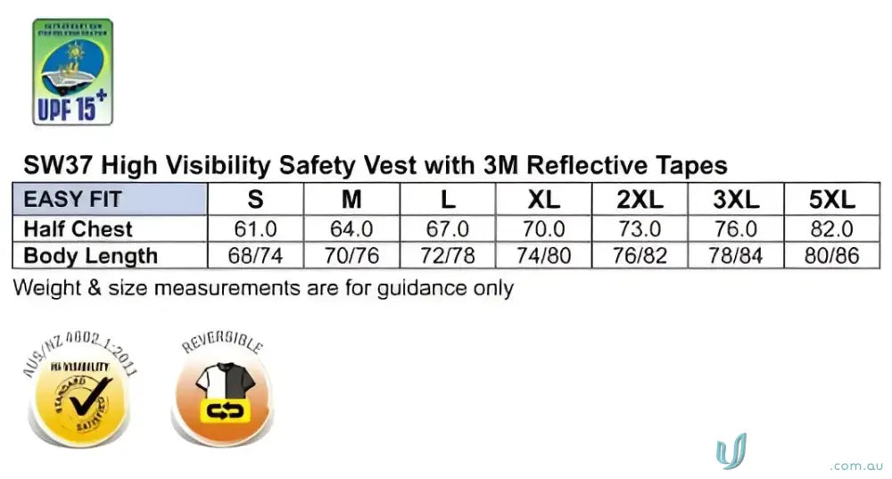 Winning Spirit SW37 AIW HiVis Reversible Safety Vest