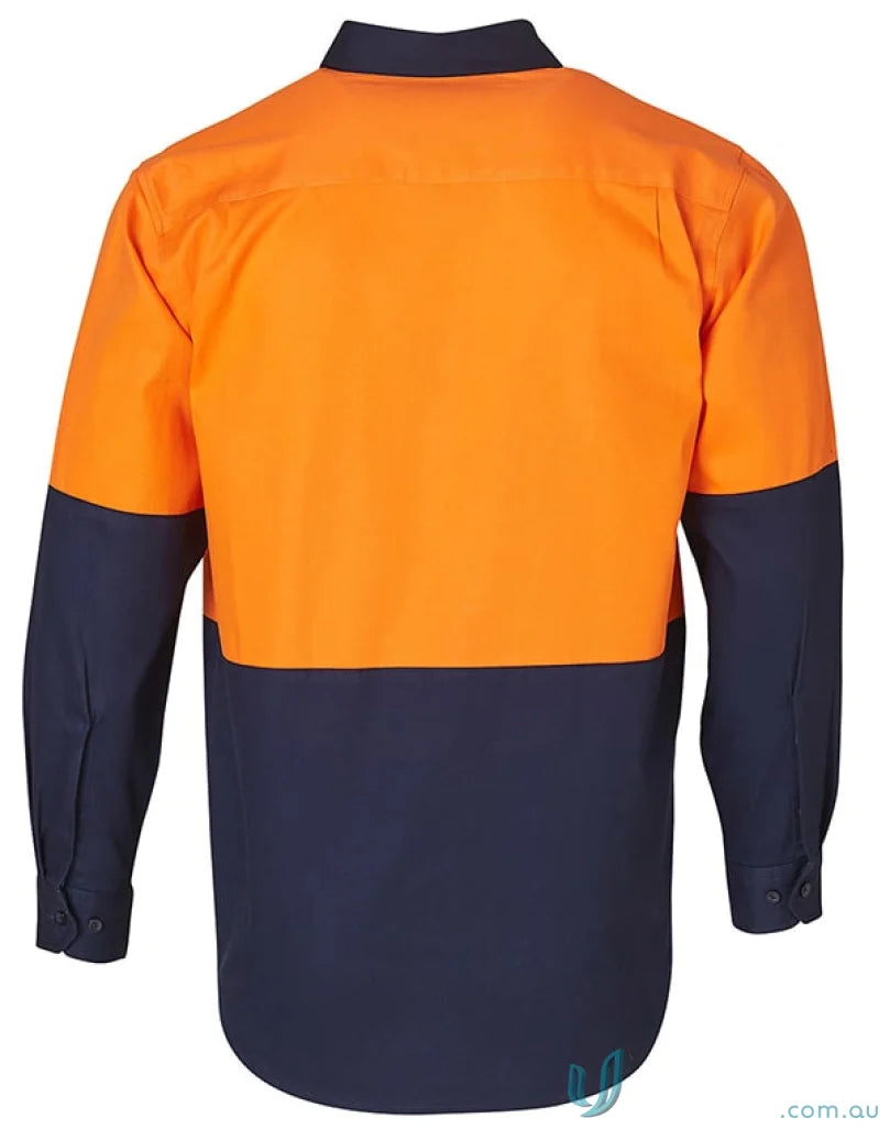 Winning Spirit SW54 AIW Safety Cotton Drill L/S Shirt