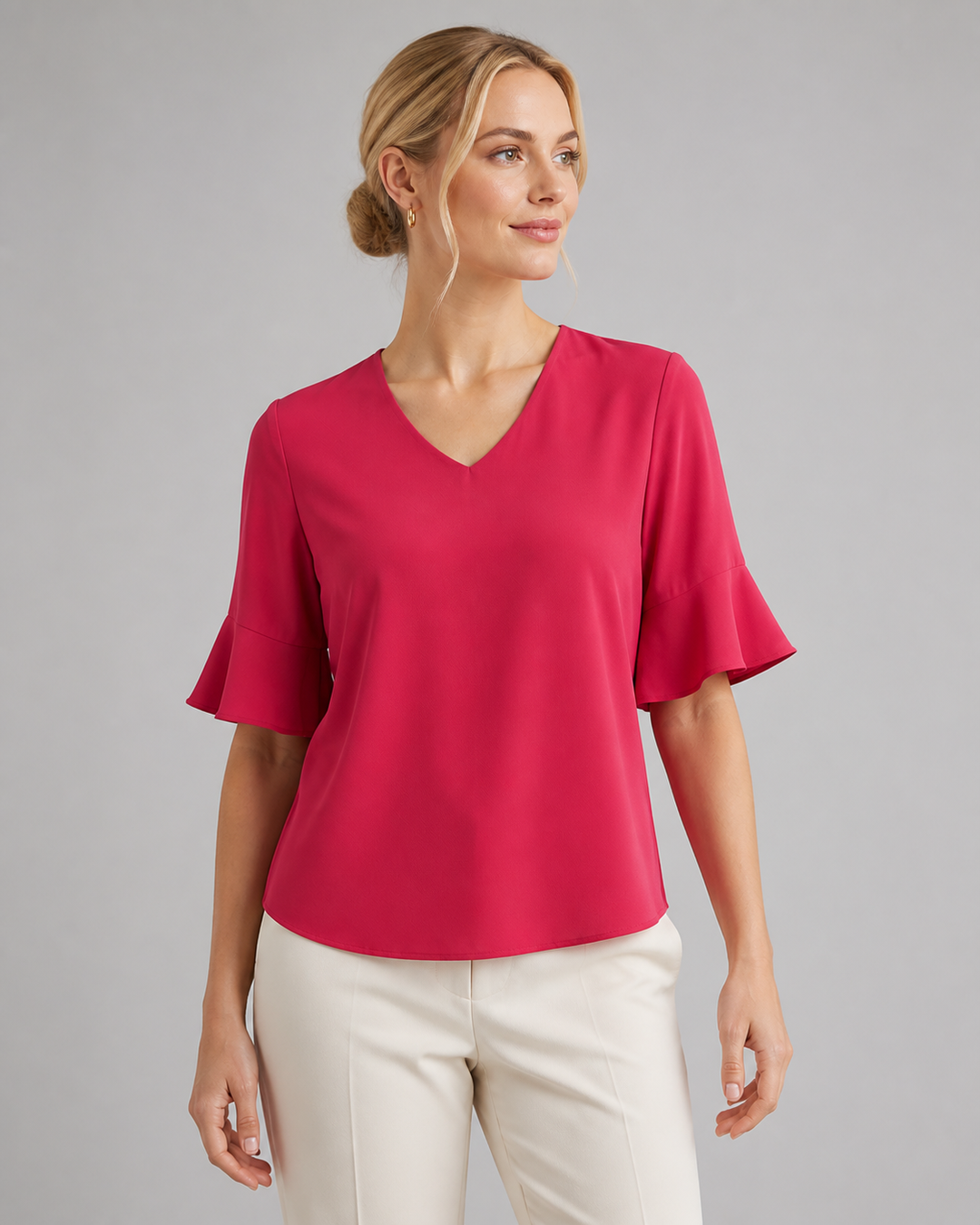 Aria Fluted Blouse