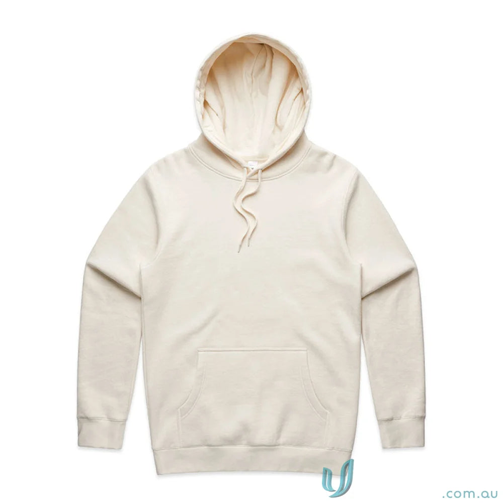 AS 5102 AS Stencil Hoodie in ecru