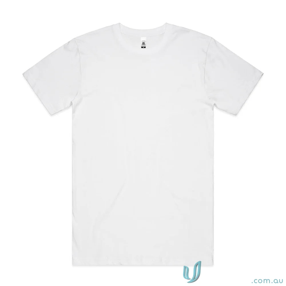 White short-sleeved AS Block Tee shirt ideal for workwear and uniforms