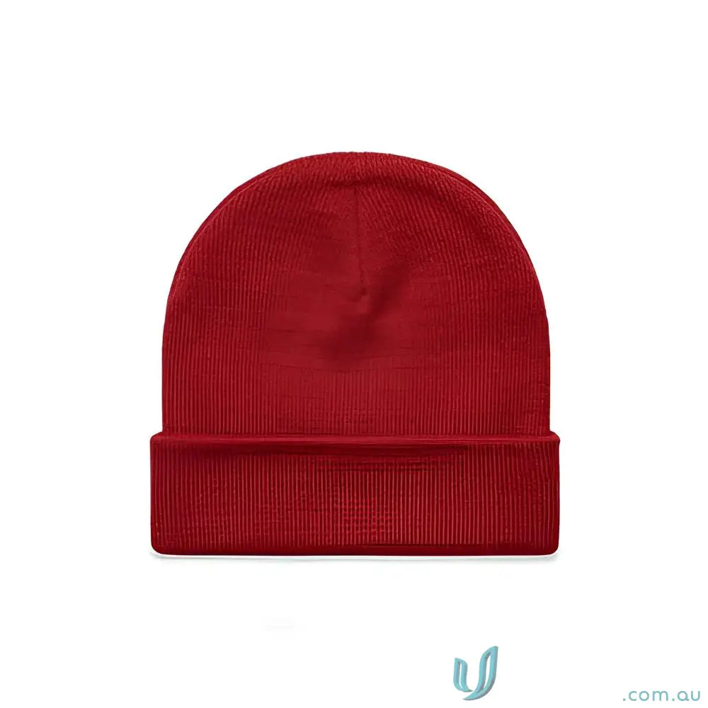 Acrylic Beanie 1107 Cuff Beanie in Cardinal