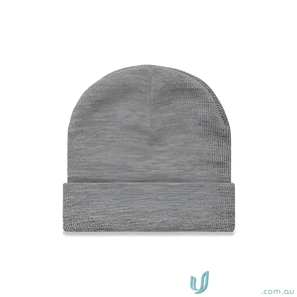 Acrylic Beanie 1107 Cuff Beanie in Grey Marle