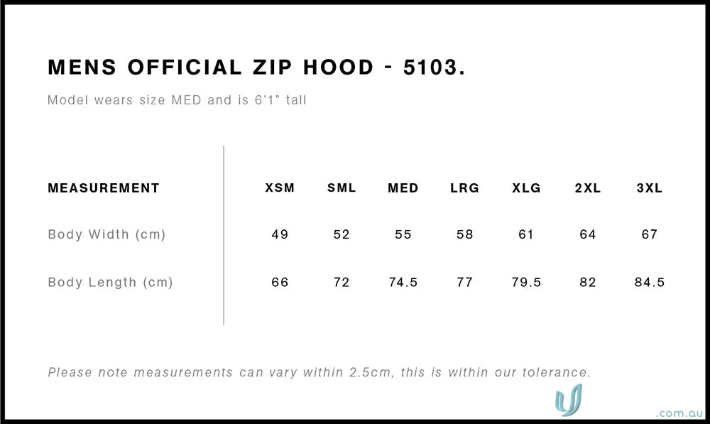 AS 5103-AS AS Official Zip Hoodie
