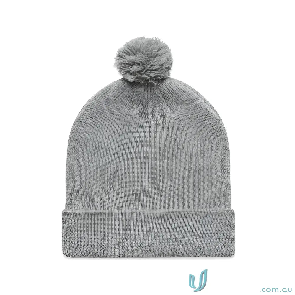 AS 1124 AS Pom Pom Beanie in Grey Marle