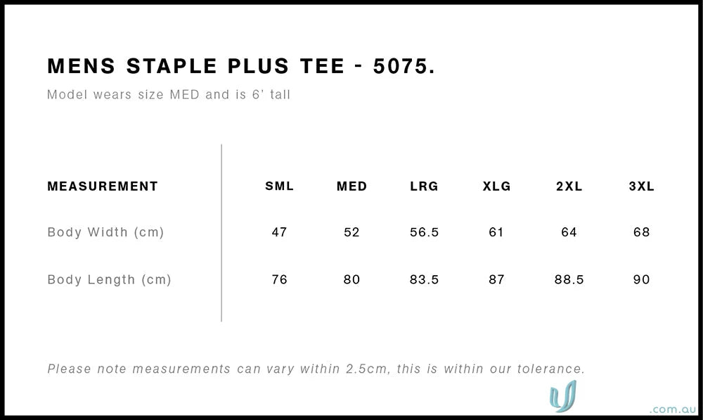 5075-AS 5075 AS Staple PlusTee
