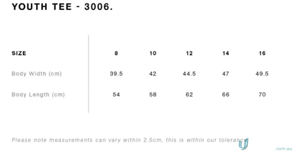 AS 3006-AS AS Youth Staple Tee